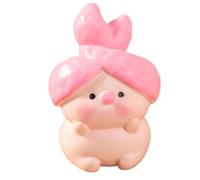 Beauté Maquillage Figurine Miniature Cochon Décorations de Bureau pour Console Centrale Voiture et Vue Arrière Miroir Accessoires Poupées