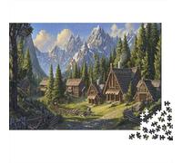 Beauté Naturel Puzzle 1000 Pièces Adulte sans Poussière, Puzzle Difficile énigme De Compétence Logique pour Une Activité Zen, Puzzle Cadeau d'anniversaire 38x26cm/1000pcs