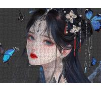 Beauté Papillon Puzzle 3000 Pièces pour Adultes, Format 122 x 81 cm, Challenge Casse-Tête de Famille, Loisirs Créatifs et Relaxation, Pièces Robustes avec Lettres au Dos, Décor Murale Salon f0-750