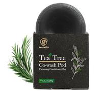 BEAUT'E SEOUL Barre revitalisante à l'arbre à thé pour cheveux bouclés, 90 g - Formule nettoyante au charbon actif, masque capillaire revitalisant en profondeur, traitement du cuir chevelu