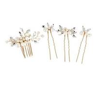 Beautélive - Set Accessoires Cheveux pour Mariée 4 pièces ALICE