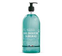 BeauTerra - Gel Douche Surgras 1L Aloe Vera - Corps, Visage & Cheveux - Tous Types de Peaux - Sans Savon - Glycérine - Huile d'Olive - Fabriqué en France