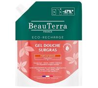 BeauTerra Gel Douche Surgras Monoï Éco-Recharge 1 L