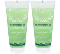 BeauTerra Gel Douche Surgras - Verveine Citron 2x200 ml