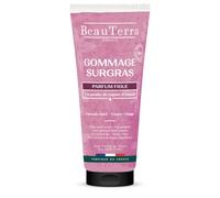 BeauTerra Gommage Surgras Parfum Figue 200 ml | Exfoliant, A la Poudre de Coque d'Amande, Cruelty Free, Fabriqué en France