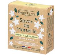 BeauTerra Savon de Marseille - Fleur Jasmin 100 g