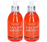 BeauTerra Savon Liquide de Marseille - Fleur d'Oranger 2x300 ml