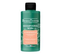 BeauTerra Shampooing Soin Réparateur, Adoucit & Nourrit 100ml | Cheveux Normaux à Secs, Beurre de Karité et Pro-Vitamine B5, 87% d'Origine Naturelle, Fabriqué en France