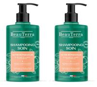 BeauTerra Shampooing Soin Réparateur, Adoucit & Nourrit 750ml (Lot de 2)