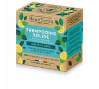 Beauterra Solide Shampooing à la menthe et au zeste de citron 75g