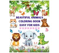 Beautiful Animals Coloring Book for Kids with best high Quality easy Images: Beautiful animals Images