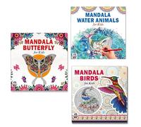 Beautiful Butterfly + Ocean-Themed Sea Animals + Creative Birds Mandala Art Designs Colouring Books | Butterfly Art | Ocean Life | Bird Patterns | Mandala Designs | Fun Coloring | Creative Illustratio
