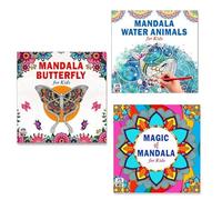 Beautiful Butterfly + Ocean-Themed Sea Animals + Fun & Relaxing Magic Mandala Art Designs Colouring Books | Butterfly Art | Ocean Creatures | Relaxing Art | Mandala Magic | Fun for Kids | Nature Art (