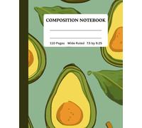 Beautiful Edible Design Composition Notebook - Wide Ruled | 110 Pages, 7.5” x 9.25”: Journal for School, Notes, Students, Teachers, Girls, Women, Kids, and Everyday Writing.