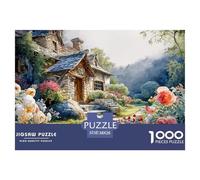 Beautiful English Cottage 1000 Pièces Carton Extra-épais Lot de Puzzles Spring Countryside Stimulant Et Éducatif Défi Unique Puzzles pour Adultes Et Enfants 38x26cm/1000pcs