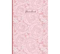 Beautiful Flower Cover Sketchbook: 6x9 Blank Drawing Book with 120 Pages - Notebook for Sketching, Doodling, Journaling & Creative Ideas