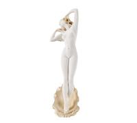 BEAUTIFUL GREEK STATUES Statue de la déesse Aphrodite Naissance de Vénus Sexy Nude Girl Nude Ton doré 43 cm