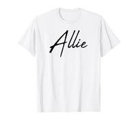 Beautiful Handwritten Font Allie Calligraphy T-Shirt
