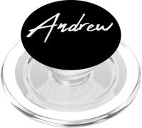 Beautiful Handwritten Font Andrew Calligraphy PopSockets PopGrip pour MagSafe