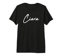 Beautiful Handwritten Font Ciara Calligraphy T-Shirt Haut de Gamme