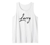 Beautiful Handwritten Font Larry Calligraphy Débardeur