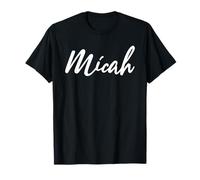 Beautiful Handwritten Font Micah Calligraphy T-Shirt