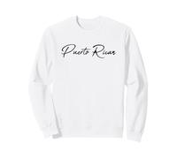 Beautiful Handwritten Font Puerto Rican Calligraphy Sweatshirt