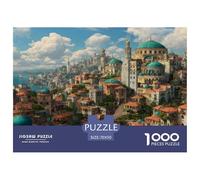 Beautiful Jerusalem Puzzle 1000 Pieces Cadeau Unique Jeu Éducatif Défi Jouet À De Qualité Supérieure Peinture Art pour Adultes Et Enfants À Partir De 14 Ans 70x50cm/1000pcs