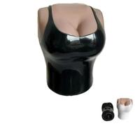 Beautiful Model-Shaped Automatic Press-Type Bottle Opener,Stylish One Touch Pop Top Cap Remover for Beer Soda Juice,Creative Fun Bar Tool for Home Kitchen Party Unique Gifts (Black)