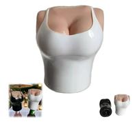 Beautiful Model-Shaped Automatic Press-Type Bottle Opener,Stylish One Touch Pop Top Cap Remover for Beer Soda Juice,Creative Fun Bar Tool for Home Kitchen Party Unique Gifts (White)