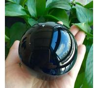 Beautiful Obsidian Ball Crystal Magic Ball Collectible Home Decoration (Size : 4cm)