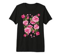 Beautiful Pink Roses Bouquet Graphic Tees & Cool Designs T-Shirt Haut de Gamme