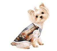 Beautiful Pylons in the Distance Pet Respirant T-shirt sans manches S pour petits chiens et chats, doux, confortable, élégant