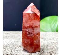 Beautiful Red Glue Flower Crystal Single tip Point Column Wand Ornaments (Size : 900-1000g)