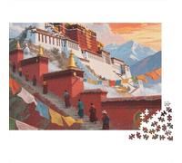 Beautiful Scenery of The Potala Palace in China1000 Pièces Adulte Enfants Jouets PuzzleChina's Beautiful Scenery Jeux Éducatifs pour Les Enfants Adultes pour Soulager Le Stress Home Decor Puzzle pour