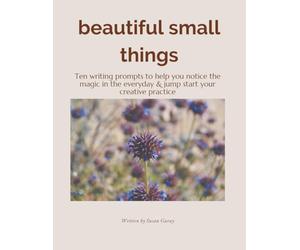 Beautiful Small Things : Ten writing prompts to help you notice the magic in the everyday & jump start your creative practice