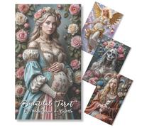 Beautiful Tarot - Tarot d'amour cartes âmes sœurs, nouvel amour tarot pour débutants avec significations, facile et intuitif, guide et vidéo cours en cadeau 5 langues, oracle des âmes sœurs