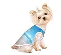 Beautiful View of The Sea2 T-shirt d'été pour chien imprimé pour animaux de compagnie T-shirts extensibles pour chats et chiens T-shirt sans manches débardeur pour chien