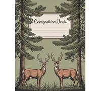 Beautiful Vintage Deers Nature Notebook: 120 Pages, with Cartoon Cover Design, suitable for Journaling, School Notes, Drawing, Students, Teachers, ... for Journaling, School Notes, Drawing, St