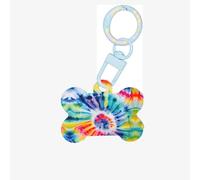 Beautiful World Rainbow Tribe Décoration en acrylique pour chien en forme d'os