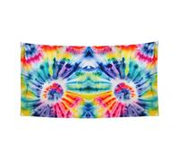 Beautiful World Rainbow Tribe Lot de 1 bannière pour Halloween, décoration intérieure ou extérieure, résistante aux UV avec trous métalliques