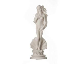 BeautifulGreekStatues Déesse Grecque Aphrodite Naissance de Vénus Sexy Nue Statue d'Albâtre 25cm