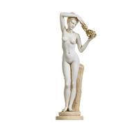 BeautifulGreekStatues Nu Kore Déesse Mythologie Grecque Statue Figurine Sculpture À La Main Or 29 cm