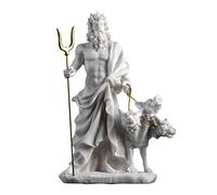 BeautifulGreekStatues Pluton Hadès Seigneur des Enfers Statue Grecque Musée Figurine Morte 24 cm