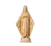 BeautifulGreekStatues Statue de la Vierge Marie Mère de Jésus Vierge Albâtre Doré 22,9 cm