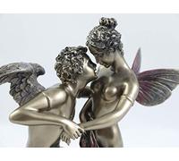 BeautifulGreekStatues Statuette de Saint Valentin Cupidon et psyché Dieu grec Rome Sculpture de collection Eros