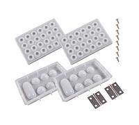 Beautifully Mancala Chess-Pieces Silicone Mold With Screw Family Party Board Games Resin DIY Art Home Decoration Board Game Resin Jewelry Making Supply