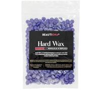 Beautiona Cire dure naturelle en gouttes pour épilation, épilation sans bandes de cire pour visage, sourcils, bras, jambes, bikini, pour tous les types de peau (100 g, violet)