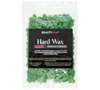 Beautiona Cire dure naturelle en gouttes pour épilation, épilation sans bandes de cire pour visage, sourcils, bras, jambes, bikini, pour tous les types de peau (100 g, vert)