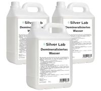 BEAUTIONA Eau déminéralisée 3×5 L - Eau distillée & VE selon VDE 0510 - Chimiquement pure, sans calcaire - Pour voiture, radiateur, fer à repasser, humidificateur & aquarium